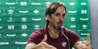 Zubeldía pelo Fluminense Foto: Zubeldía em coletiva pelo Fluminense ( Marcelo Gonçalves/FFC) / Gávea News
