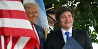 Trump e Milei acirraram crise com Brasil  Foto: ANDREW CABALLERO-REYNOLDS/AFP via Getty Images / BBC News Brasil