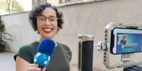 Clarissa Guimarães conquista cada vez mais espaço nos telejornais da RedeTV!  Foto: Reprodução/@clarissaguimaraesjornalista