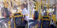 Motorista foi tirado de ônibus por policial militar à força em SP  Foto: Reprodução/Redes sociais