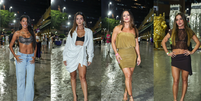 Cristais, renda, decote e vestido curto: Viviane Ara&uacute;jo, Giovanna Lancellotti, Bruna Griphao, Pocah e mais famosos ditam o dress code do samba! Veja 12 fotos. Foto: AGNews / Purepeople