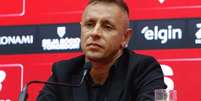  Foto: Rafinha em coletiva como diretor do São Paulo ( Rubens Chiri/SPFC) / Gávea News