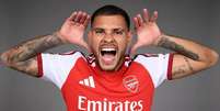 Bruno Guimar&atilde;es foi anunciado pelo Arsenal neste s&aacute;bado  Foto: Divulga&ccedil;&atilde;o/Arsenal / Estad&atilde;o