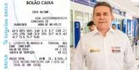 Bilhete premiado | Alessandro Montenegro, conhecido como "Rei do Bolão" Foto: Reprodução Instagram