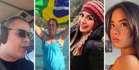 Alessandro, Rocio, Wendy e Sofia morreram em acidente de helic&oacute;ptero no RJ  Foto: Montagem: Reprodu&ccedil;&atilde;o/Redes sociais