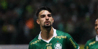 Flaco López em ação pelo Palmeiras Foto: Cesar Greco/Palmeiras/by Canon / Gávea News
