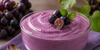 mousse de uva fit. Foto: SaúdeLAB