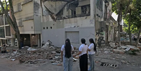O terremoto causou danos a edif&iacute;cios em Cali, entre outras cidades  Foto: Getty Images / BBC News Brasil