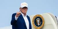 Trump teria embarcado em outro avi&atilde;o em opera&ccedil;&atilde;o secreta  Foto: ANSA / Ansa - Brasil