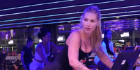 Virginia durante treino em sua academia em Goiânia  Foto: Reprodução/Instagram