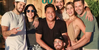 Leonardo e os seis filhos  Foto: Reprodu&ccedil;&atilde;o/Instagram