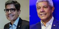 ACM Neto e Jerônimo Rodrigues estão na disputa pelo governo da Bahia  Foto: Divulgação/TV Band e PT