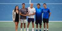 Luiza Castilho, Orlando Luz, Rafael Matos, Luiz Peniza   Foto: National Bank Open/Divulga&ccedil;&atilde;o / Esporte News Mundo