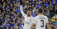 Corinthians em a&ccedil;&atilde;o contra o Rosario pela partida de ida   Foto: POOL PELAEZ BURGA / DIA ESPORTIVO/ESTAD&Atilde;O CONTE&Uacute;DO