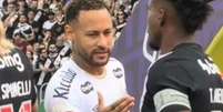 Neymar e Thiago Mendes em Vasco x Santos  Foto: Neymar e Thiago Mendes em Vasco x Santos ( Reprodu&ccedil;&atilde;o/Premiere) / G&aacute;vea News