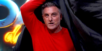 Luciano Huck vive gafe ao vivo  Foto: Reprodução/Globo