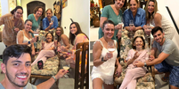 &Uacute;ltima apari&ccedil;&atilde;o de Laura Cardoso em suas redes sociais foi durante a festa de ano novo em fam&iacute;lia.  Foto: Reprodu&ccedil;&atilde;o/ Redes Sociais