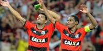Flamengo de Marcelo Moreno superou o Cruzeiro de Ded&eacute; em 2013 &ndash;  Foto: Alexandre Vidal / Flaimagem / Jogada10