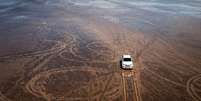 A recupera&ccedil;&atilde;o natural da plan&iacute;cie de Pampa del Leoncito pode levar anos  Foto: Munic&iacute;pio de Calingasta / BBC News Brasil
