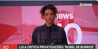 A apresentadora Aline Midlej   Foto: Reprodu&ccedil;&atilde;o/Globonews