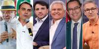Lula, Fl&aacute;vio, Renan, Caiado, Cury e Zema  Foto: Reprodu&ccedil;&atilde;o / Perfil Brasil