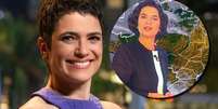 Sandra Annenberg completou 35 anos no jornalismo da Globo; no destaque, o in&iacute;cio como 'garota do tempo' no 'Jornal Nacional'  Foto: Reprodu&ccedil;&otilde;es