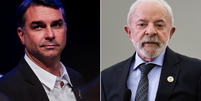 Fl&aacute;vio Bolsonaro e Lula devem participar apenas do &uacute;ltimo debate do primeiro turno, promovido pela Globo dias antes da elei&ccedil;&atilde;o  Foto: Getty Images / BBC News Brasil