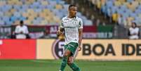 Marlon Freitas, do Palmeiras, durante partida contra o Fluminense pelo Brasileir&atilde;o. Foto: Jayson Braga/Brazil Photo Press/Alamy Live News