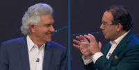Ronaldo Caiado e Augusto Cury trocam convites para eventuais equipes de governos  Foto: Reprodu&ccedil;&atilde;o/Youtube
