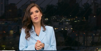 Sabina Simonato se emociona no Bom Dia SP  Foto: Reprodu&ccedil;&atilde;o/TV Globo