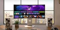 Monitor LG UltraGear OLED Smart de 34 polegadas integra games e streaming  Foto: Divulgação / LG
