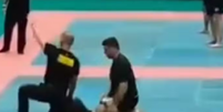 Atleta faixa preta de jiu-jitsu perde movimentos ap&oacute;s sofrer golpe ilegal em torneio no Paran&aacute; Foto: Reprodu&ccedil;&atilde;o