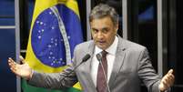 Aécio Neves havia desistido de disputar um novo cargo após 40 anos de mandatos  Foto: DIDA SAMPAIO/ESTADÃO CONTEÚDO