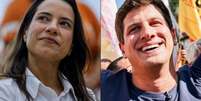 Raquel Lyra (PSD), atual governadora, consolidou na &uacute;ltima semana a virada sobre Jo&atilde;o Campos (PSB), ex-prefeito do Recife  Foto: Reprodu&ccedil;&atilde;o/Redes sociais 