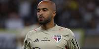 Lucas Moura, do S&atilde;o Paulo. Foto: Rubens Chiri / saopaulofc / G&aacute;vea News