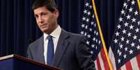 Foto de arquivo do presidente do Federal Reserve dos Estados Unidos, Kevin Warsh, em Washington, em 29 de julho de 2026.  Foto: © Evelyn Hockstein / REUTERS / RFI