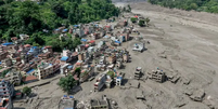 Imagens da cat&aacute;strofe no Nepal e Tibete  Foto: Getty Images/AFP 