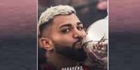 Gabigol voltou a declarar sua paix&atilde;o pelo Flamengo &ndash;  Foto: Reprodu&ccedil;&atilde;o redes sociais / Jogada10
