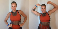 Tenista Aryna Sabalenk usa look com transpar&ecirc;ncia para o US Open  Foto: Reprodu&ccedil;&atilde;o/Instagram