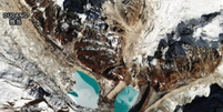 Permafrost do Himalaia  Foto: Google Earth / Xataka