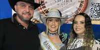 Rainha de rodeio vive trisal com irm&atilde; g&ecirc;mea e com agricultor  Foto: Reprodu&ccedil;&atilde;o/Instagram/mayconruedaegemeas