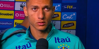 Richarlison concede entrevista ap&oacute;s Brasil x Equador, pelas Eliminat&oacute;rias da Copa do Mundo (Foto: Reprodu&ccedil;&atilde;o/GE)  Foto: Richarlison concede entrevista ap&oacute;s Brasil x Equador, pelas Eliminat&oacute;rias da Copa do Mundo ( Reprodu&ccedil;&atilde;o/GE) / G&aacute;vea News