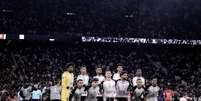 Hugo Souza celebra aniversário do Corinthians –  Foto: Reprodução / Jogada10