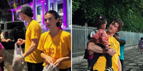 Bruna e o namorado Shawn Mendes distribuem quentinhas em a&ccedil;&atilde;o social no Rio de Janeiro.   Foto: Reprodu&ccedil;&atilde;o/ Redes Sociais