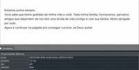 Mensagem de Vorcao a Moraes agradecendo ao ministro  Foto: Reprodu&ccedil;&atilde;o/Relat&oacute;rio Pol&iacute;cia Federal