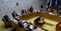 Moraes e Mendon&ccedil;a aparecem lado a lado em primeira sess&atilde;o do STF ap&oacute;s divulga&ccedil;&atilde;o de mensagens com Vorcaro  Foto: Reprodu&ccedil;&atilde;o/STF