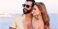 Andressa Suita surpreende Gusttavo Lima no anivers&aacute;rio de 37 anos com homenagem especial  Foto: Mais Novela