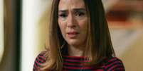 Brigitte, personagem interpretada por Tata Werneck em 'Quem Ama Cuida', frequentemente demonstra insegurança e parece carregar a sensação de que precisa pedir desculpas por tudo. Foto: Reprodução/TV Globo / Purepeople