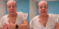 Nas redes sociais, Chico Pinheiro mostrou mais uma etapa da quimioterapia e, com bom humor, falou sobre a expectativa para o fim do tratamento  Foto: Reprodu&ccedil;&atilde;o/Instagram/@chicopinheiros / Bons Fluidos