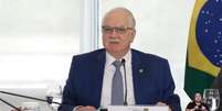 Edson Fachin, presidente do STF, em evento no Pal&aacute;cio do Planalto. O presidente Lula sancionou medidas relacionadas a fundos do sistema de Justi&ccedil;a  Foto: Reprodu&ccedil;&atilde;o/YouTube/Lula